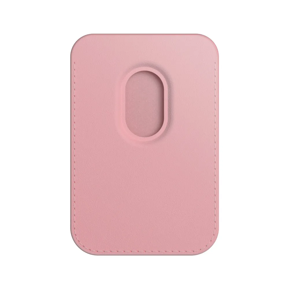Cherry Cream | Leather Wallet with MagSafe