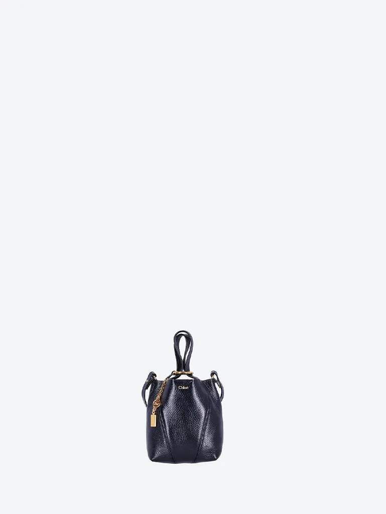 Chloe spin leather small tote bag