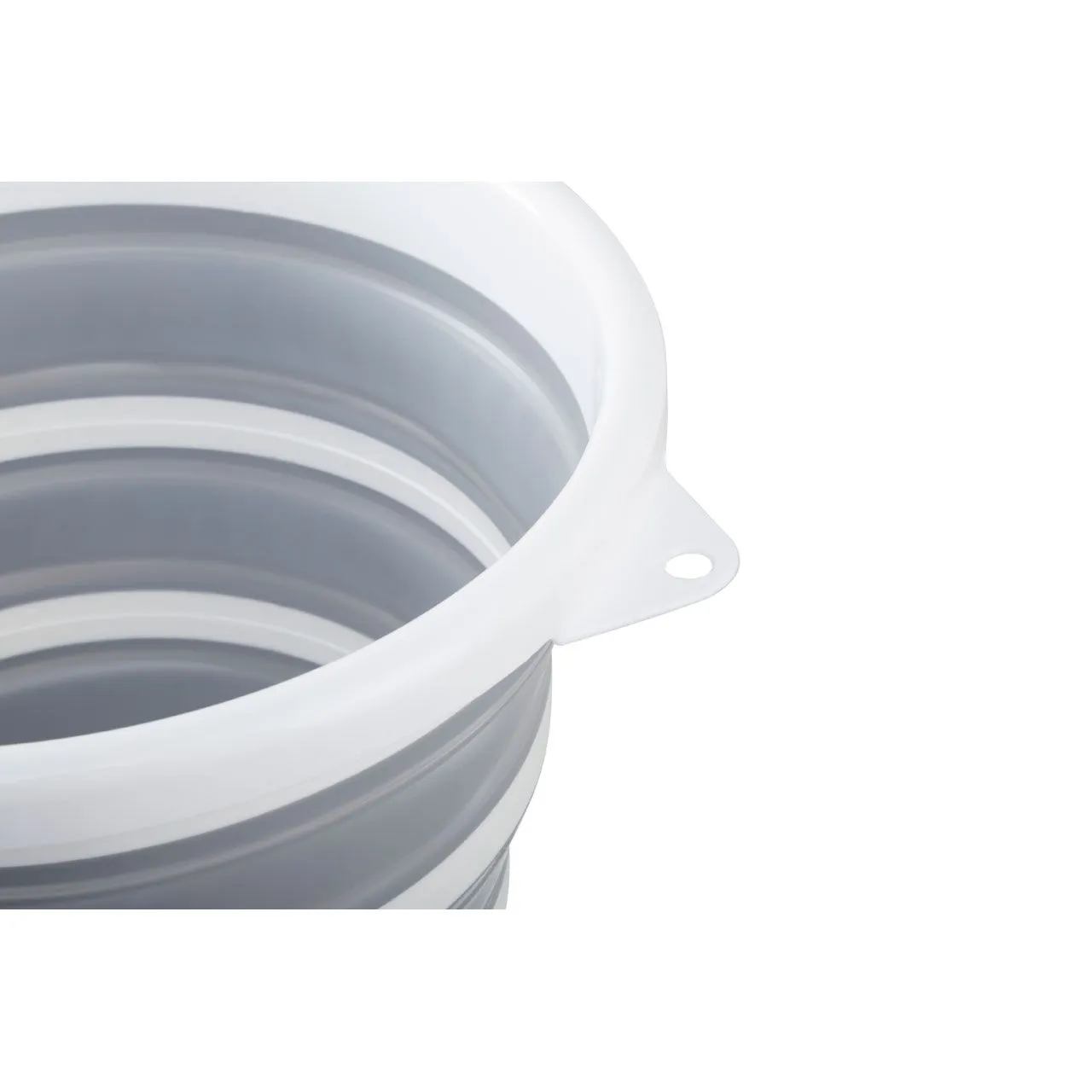 Collapsible Bucket (10L) - Grey/White