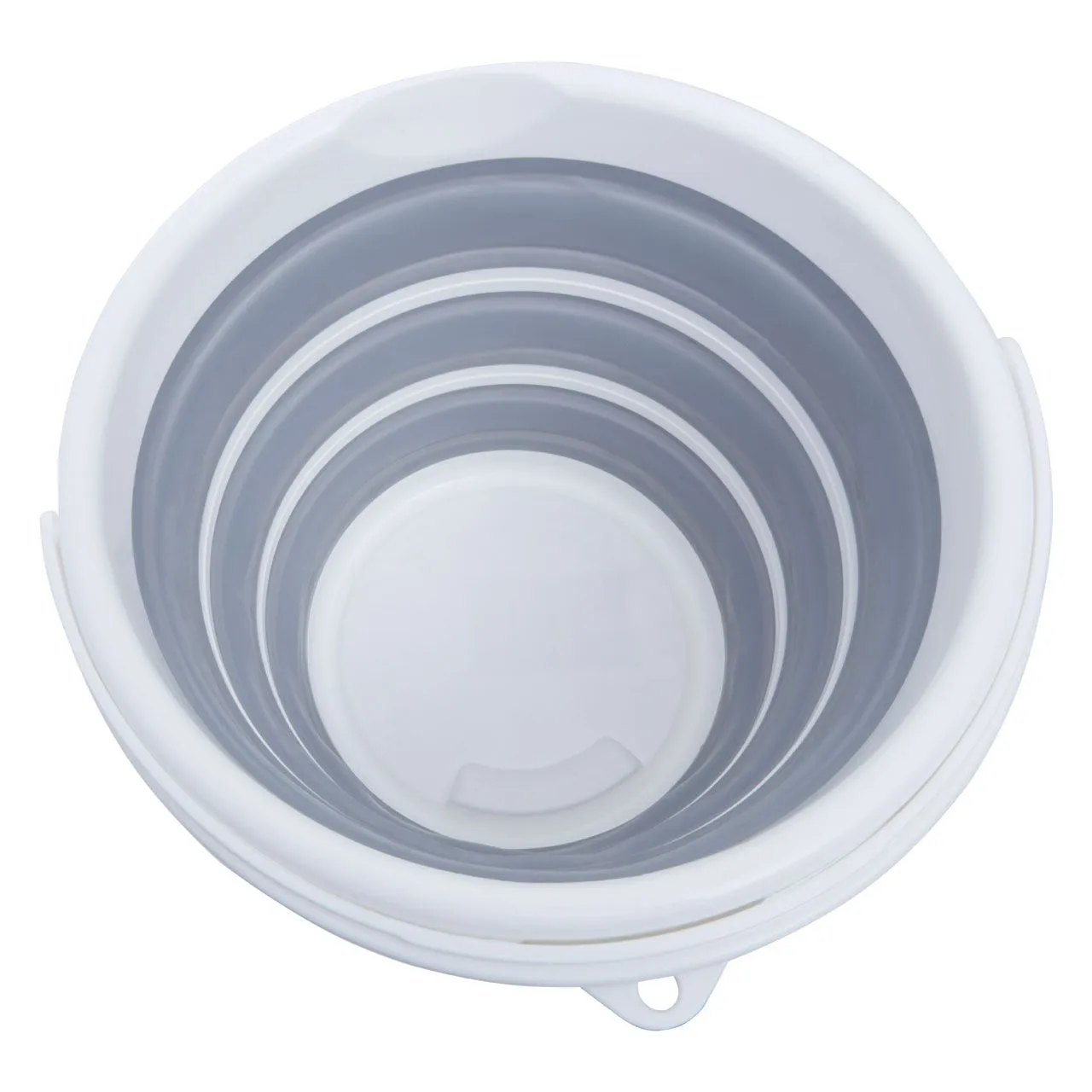 Collapsible Bucket (10L) - Grey/White