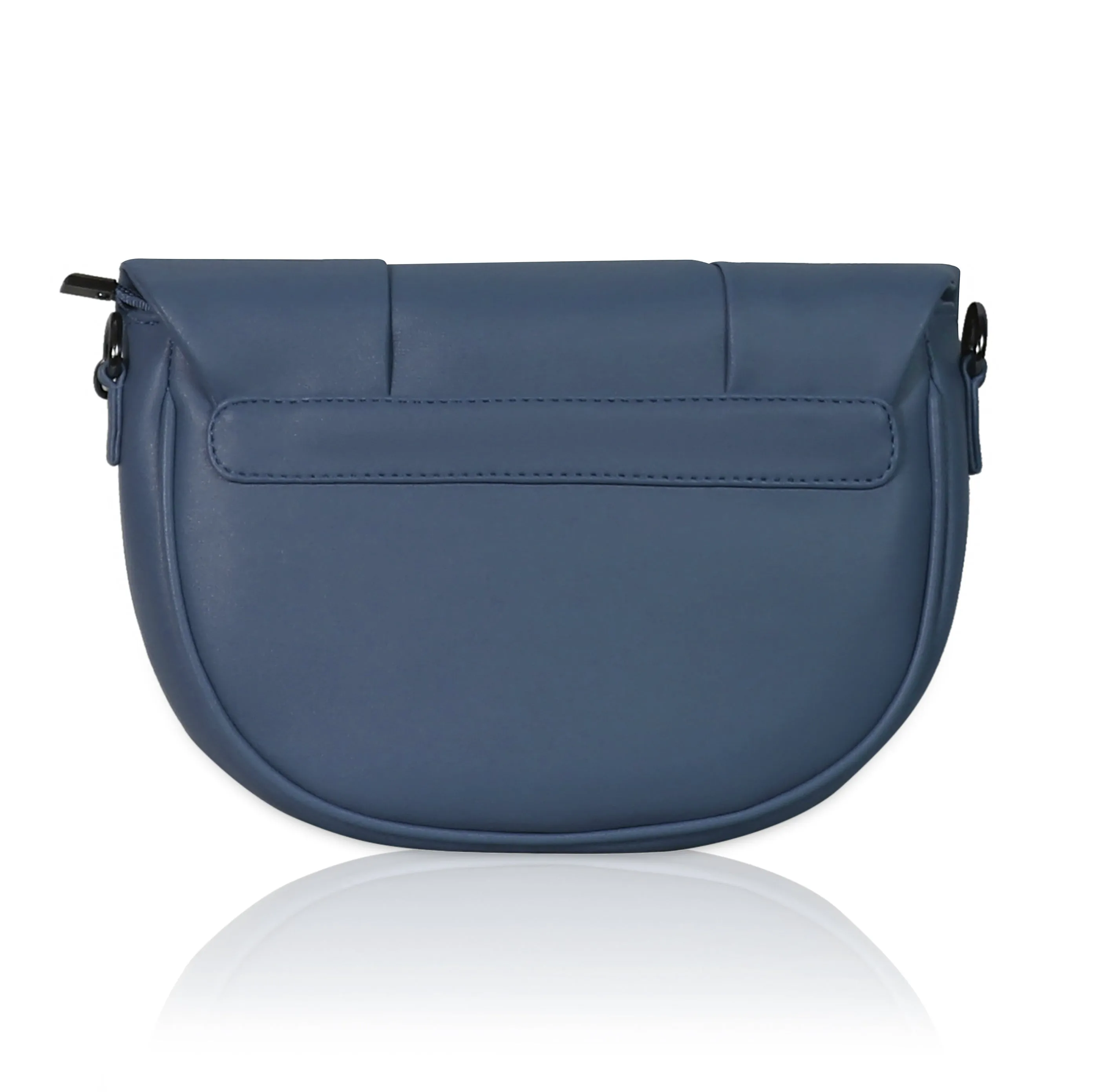 Corba Women Sling Bag Black Light Blue