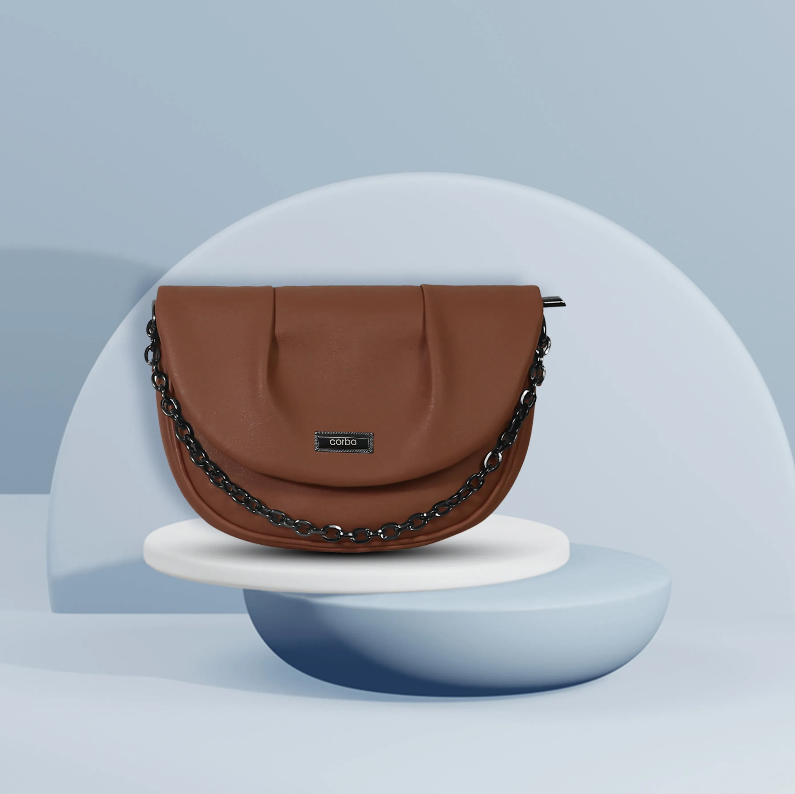 Corba Women Sling Bag Dark Brown