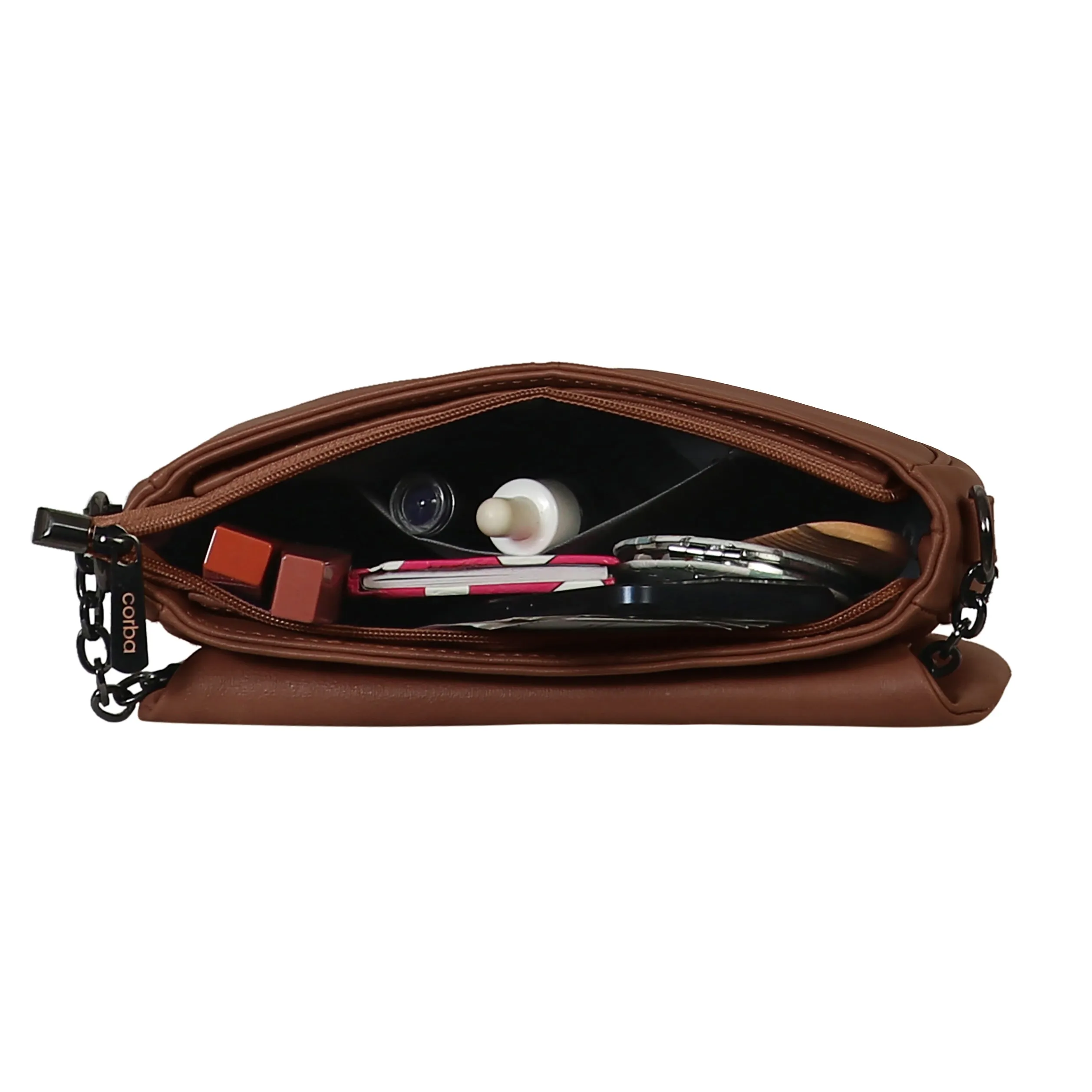 Corba Women Sling Bag Dark Brown