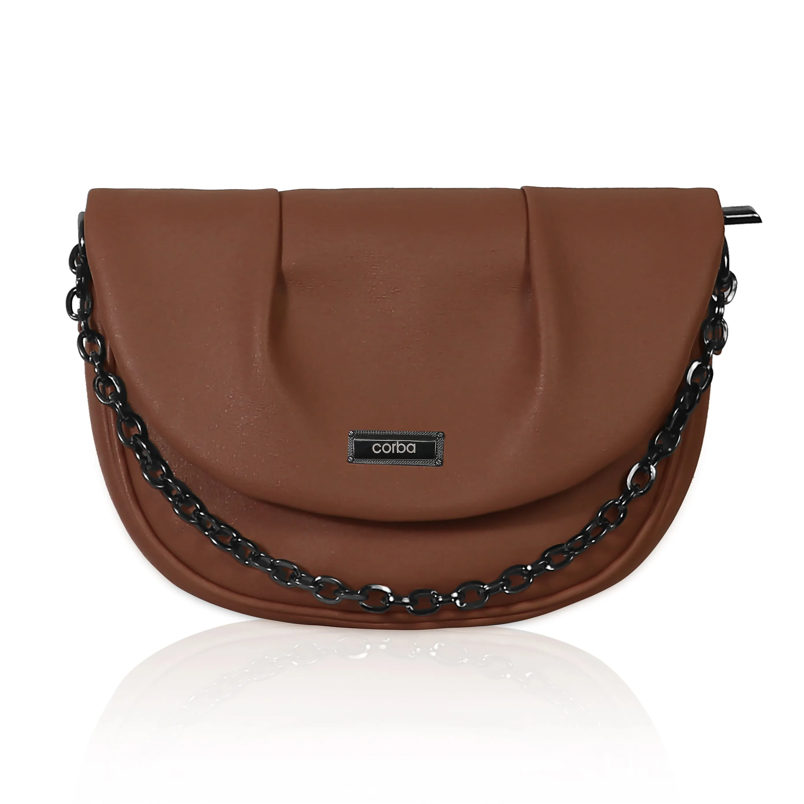 Corba Women Sling Bag Dark Brown