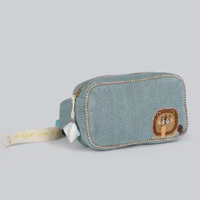 Cotton Waist Bag For Kids | Solid Blue