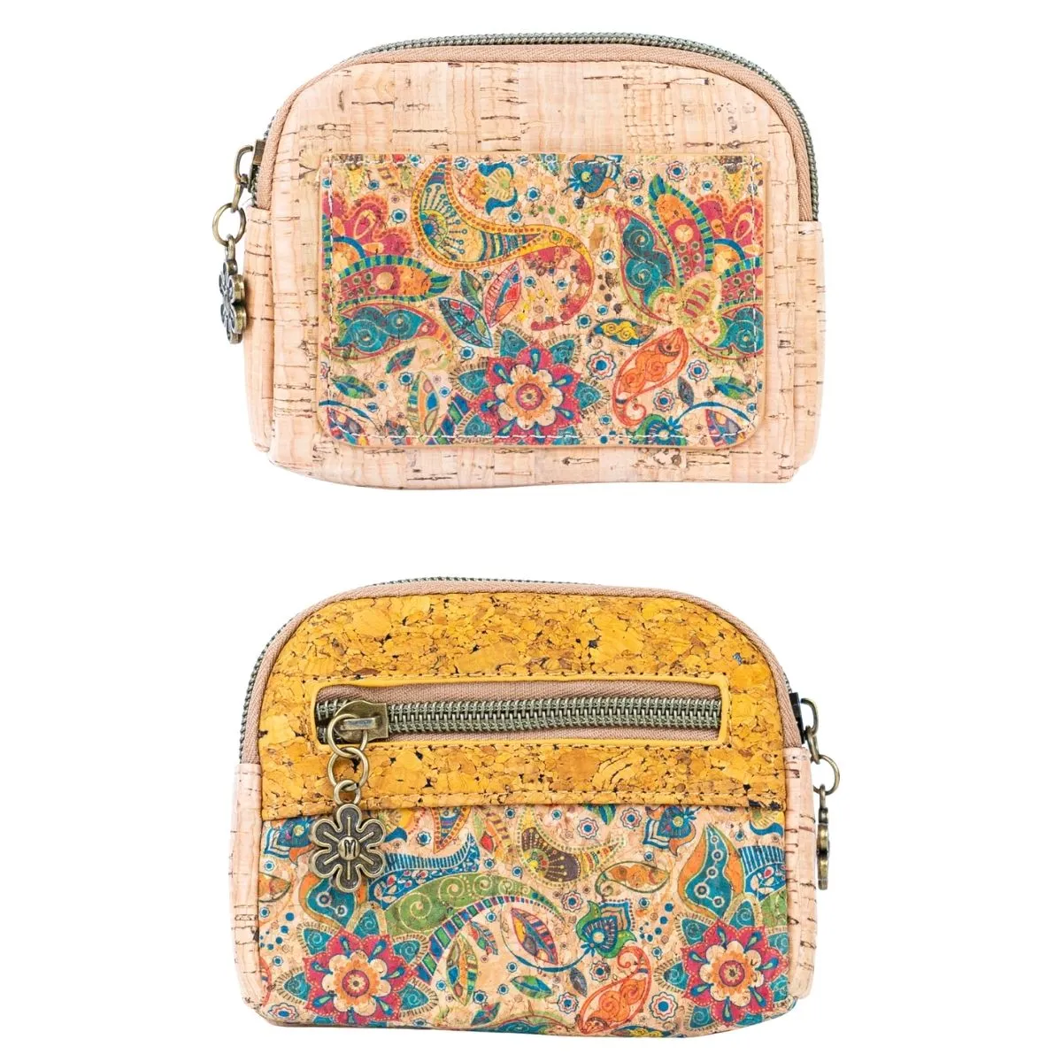 Cute Printed Cork Coin Purse for Women  BAGD-171