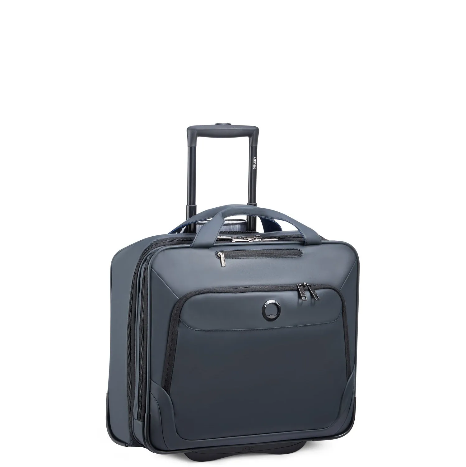 Delsey Parvis  Water Resist 2 Wheel Trolley Briefcase 17.3 inch Grey - 394445911