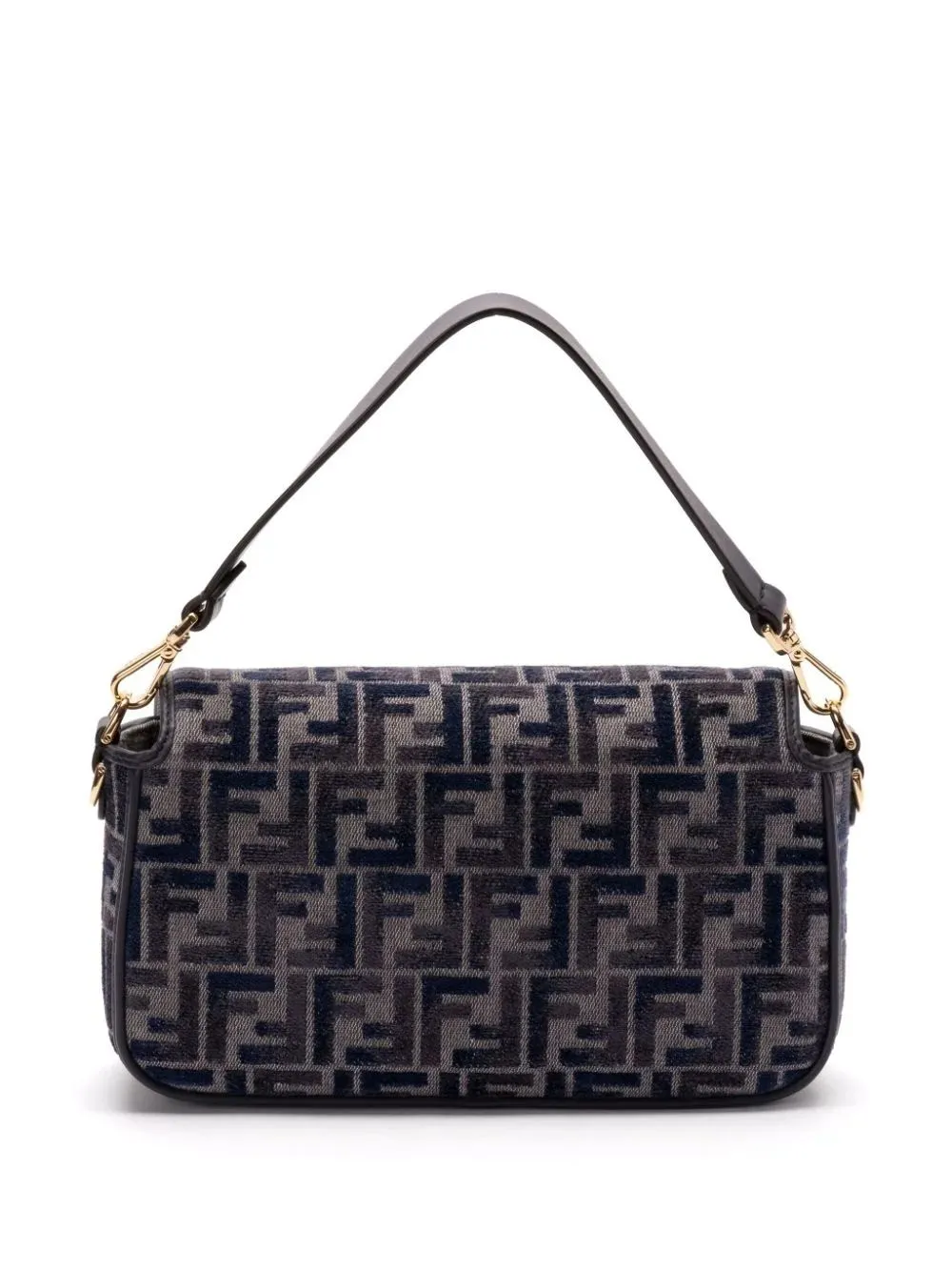 DENIM BAGUETTE WITH MONOGRAM