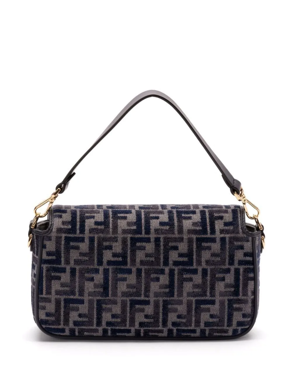 DENIM BAGUETTE WITH MONOGRAM