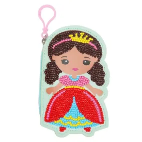 DIY Special Shaped Diamond  Girl Wallet Coin Purse