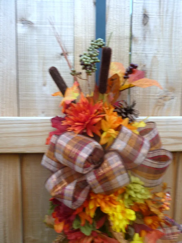Fall door decorations, Fall wreath