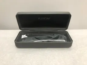 Flexon Black Rectangular Optical Eyeglasses Hard Case | KMOPT-78
