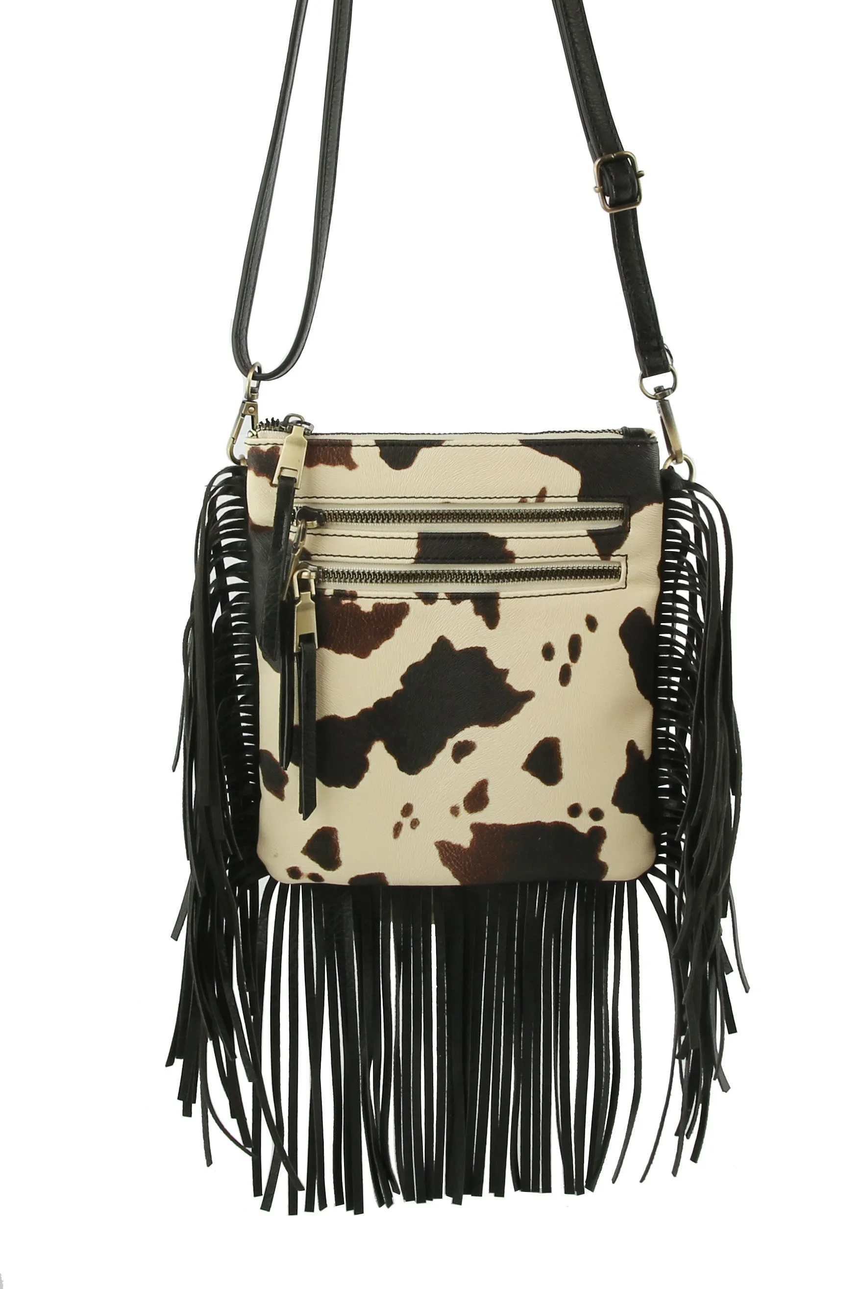 Fringe Tassel Crossbody Handbag Purse by hfstylish
