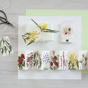 Gift Tag Wallet - Floral Emblems