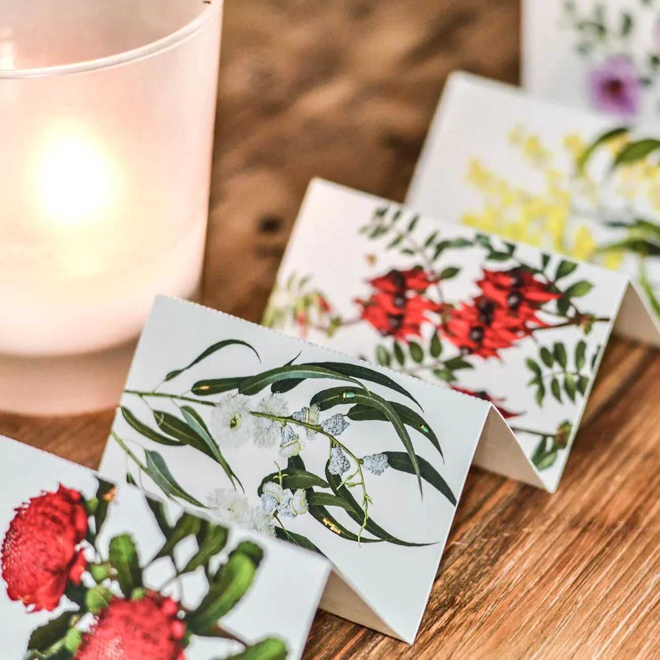Gift Tag Wallet - Floral Emblems