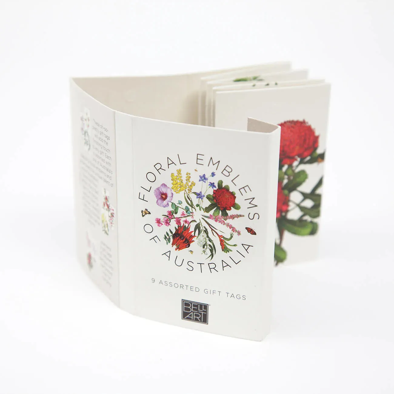 Gift Tag Wallet - Floral Emblems