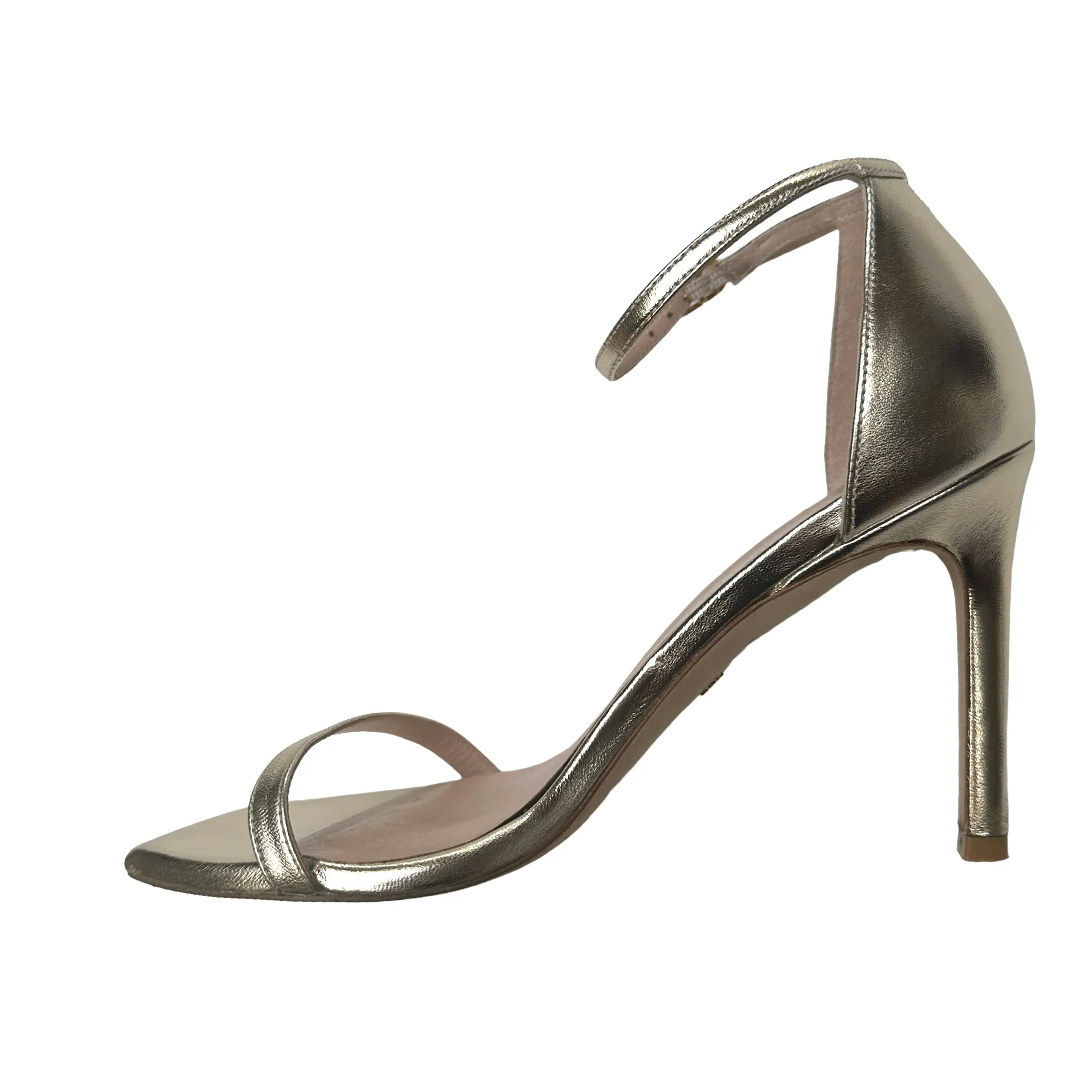Gold Patent Leather Heels - 6.5