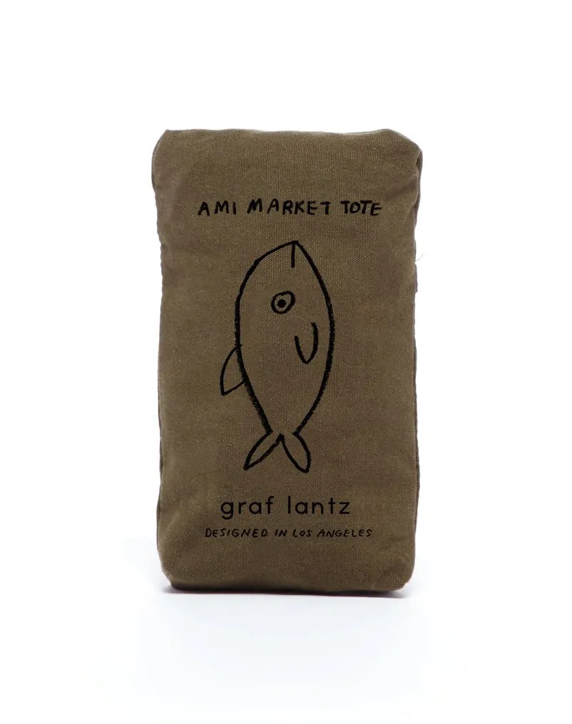 Graf Lantz Reusable Ami Net Market Tote – Earth