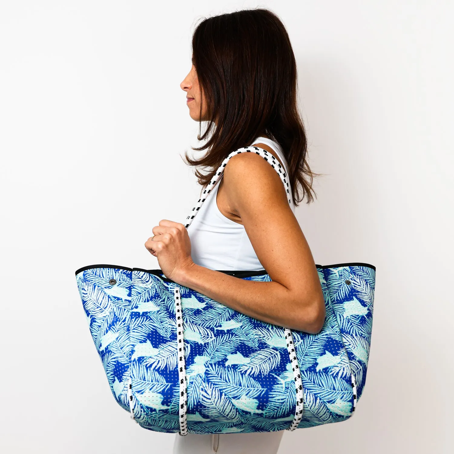 GUY HARVEY X POPUPS BRAND EVERYDAY TOTE SAILFISH PALM