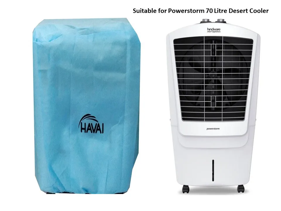 HAVAI Anti Bacterial Cover for Hindware Powerstorm 70 Litre Desert Cooler Water Resistant.Cover Size(LXBXH) cm: 64 X 45 X 118
