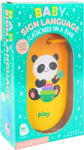 Hello!Lucky Baby's First Words Sign Language Flash Cards