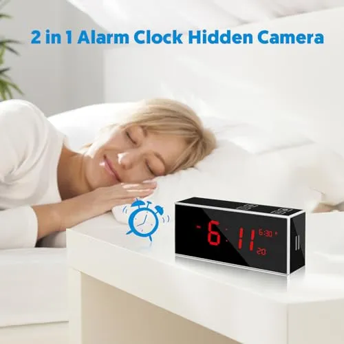 Hidden Camera Clock