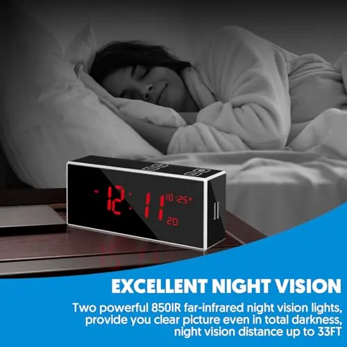 Hidden Camera Clock