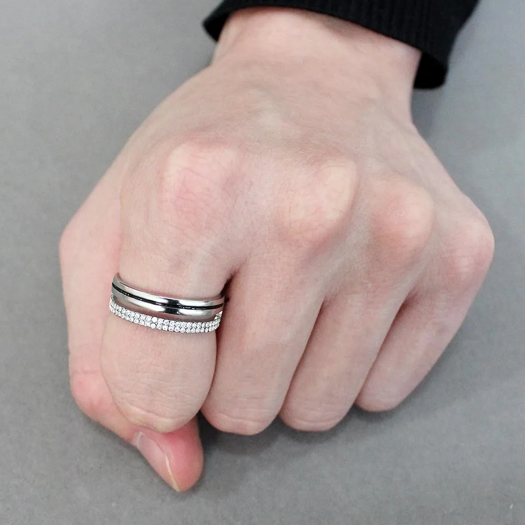 High-Polished Stainless Steel AAA Ring