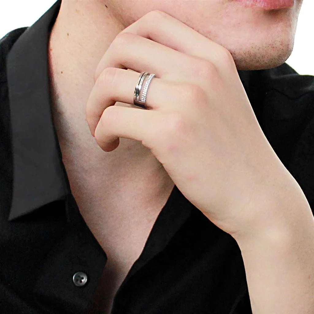High-Polished Stainless Steel AAA Ring