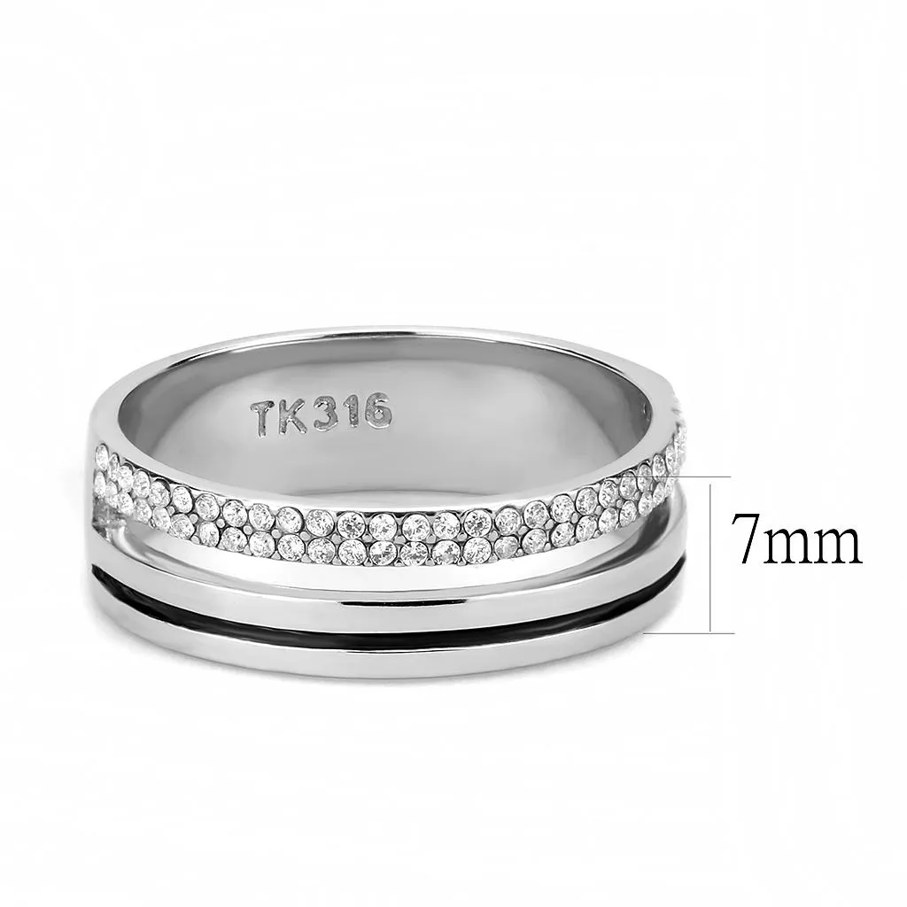 High-Polished Stainless Steel AAA Ring