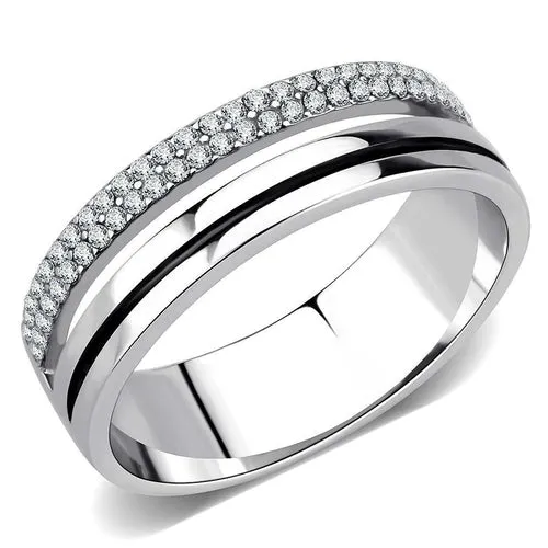 High-Polished Stainless Steel AAA Ring