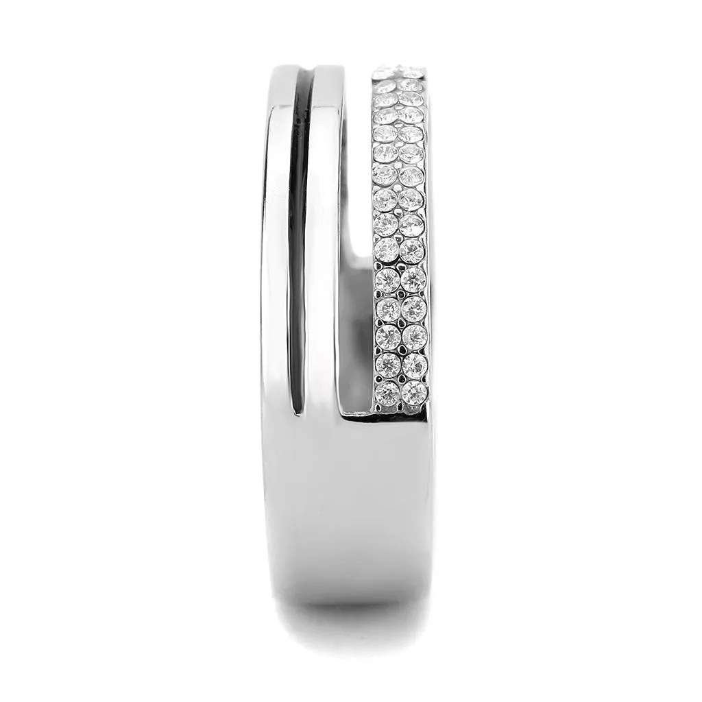 High-Polished Stainless Steel AAA Ring