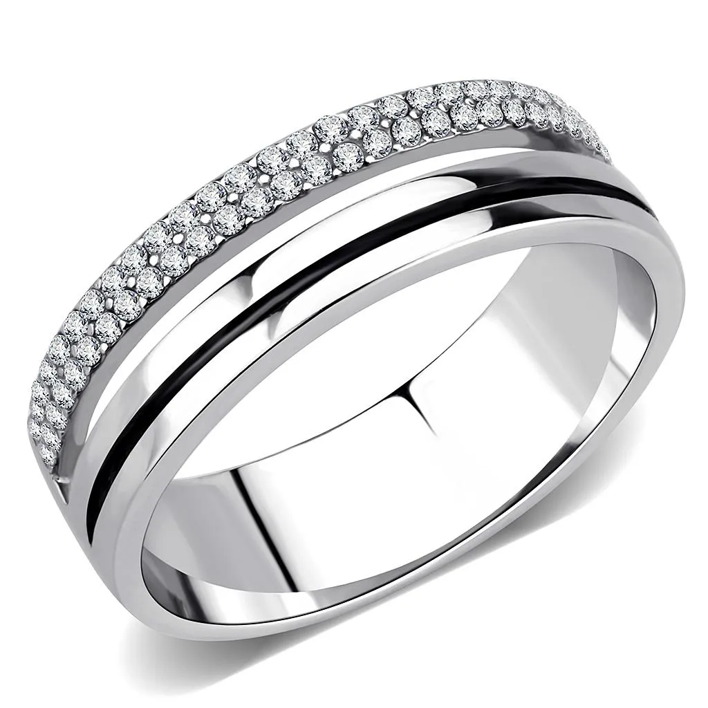 High-Polished Stainless Steel AAA Ring