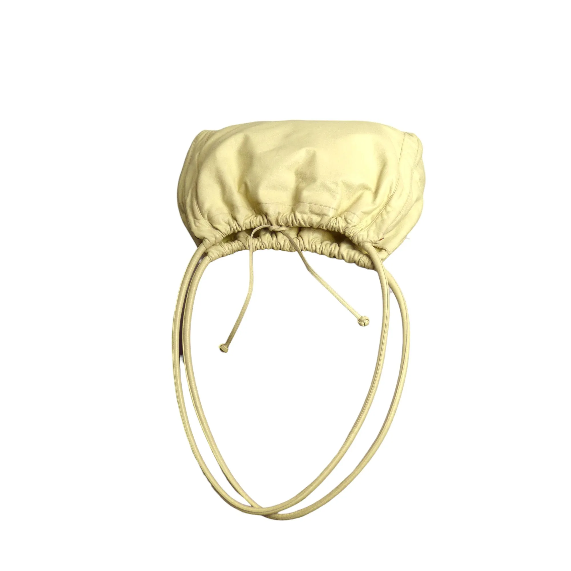 JUDITH LEIBER- 1990s Yellow Leather Shoulder Bag