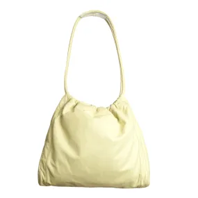 JUDITH LEIBER- 1990s Yellow Leather Shoulder Bag