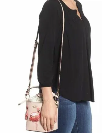 Kate Spade New York Flamingo By The Pool Pippa Bucket Bag