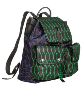 Kenzo x H&M Large Patterned Backpack Leather Trim