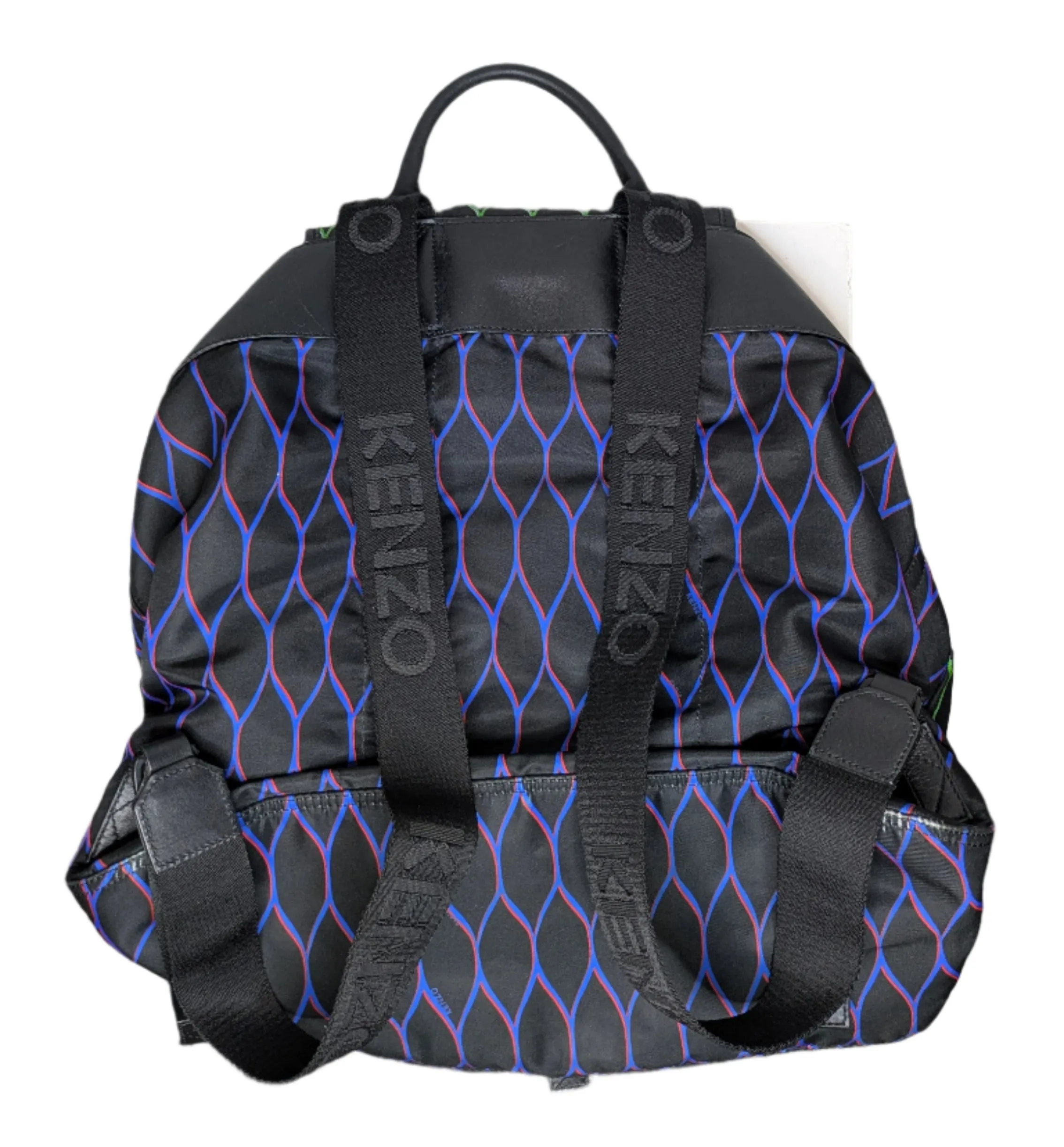 Kenzo x H&M Large Patterned Backpack Leather Trim