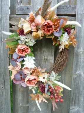 Large Fall Wreath, Autumn wreath, Fall Front Door Wreaths