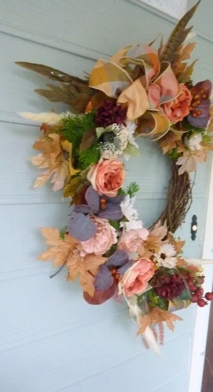 Large Fall Wreath, Autumn wreath, Fall Front Door Wreaths