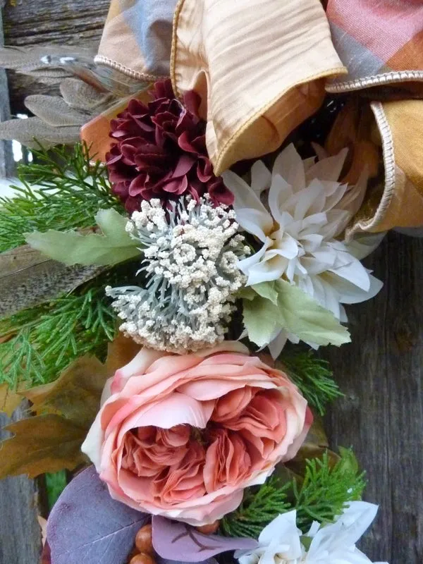 Large Fall Wreath, Autumn wreath, Fall Front Door Wreaths