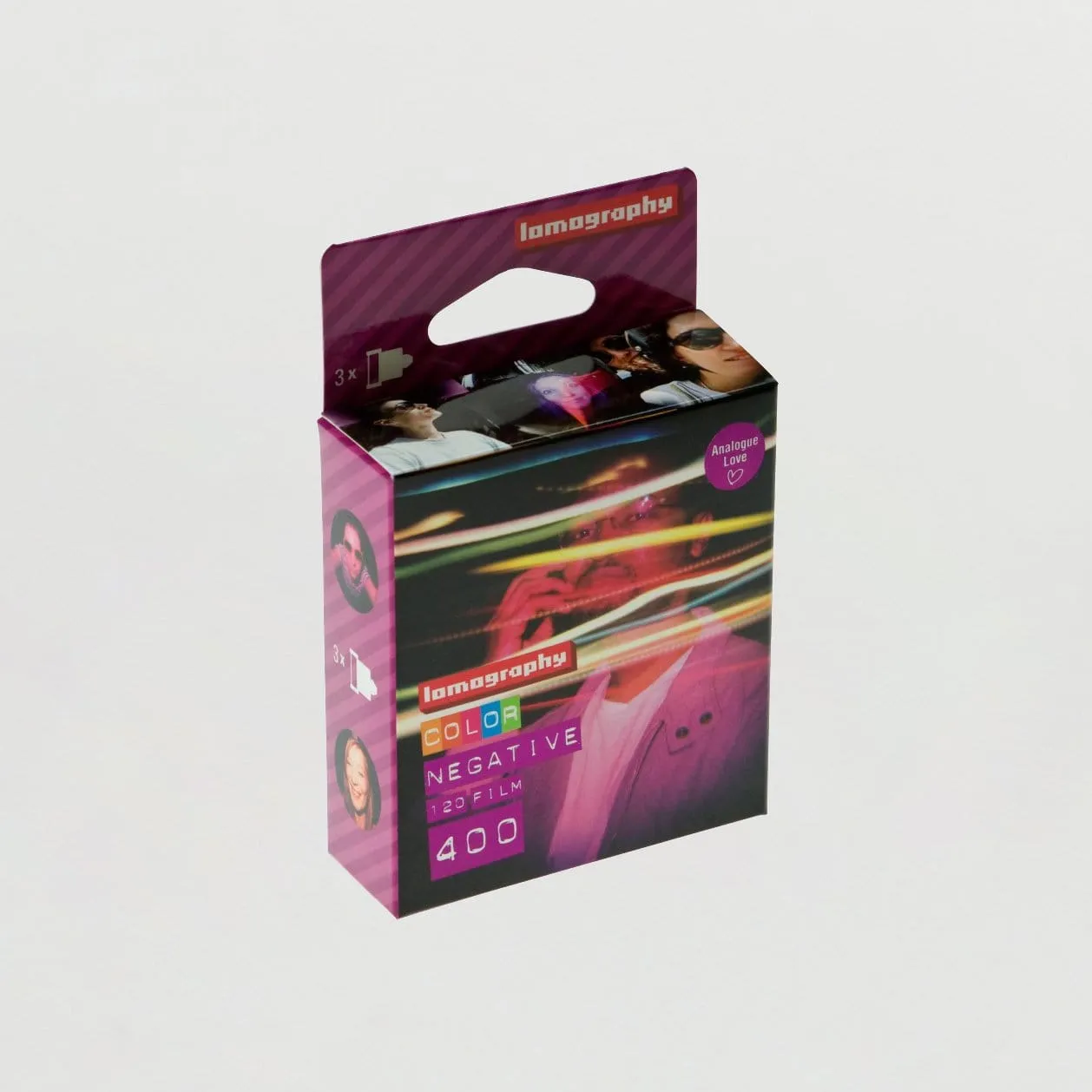 Lomography 400 120 Medium Format Color Negative Film (Pack of 3 Rolls)
