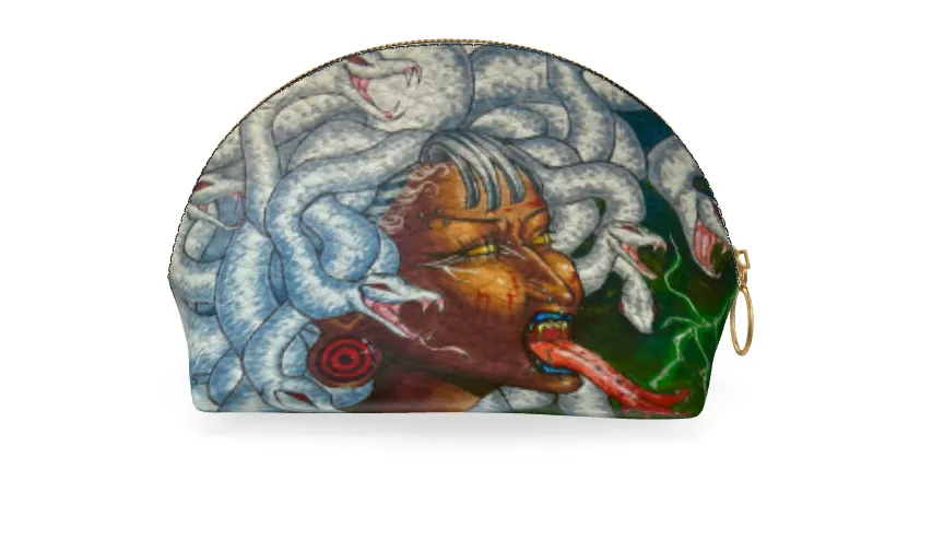 Medusa Leather Coin Purse