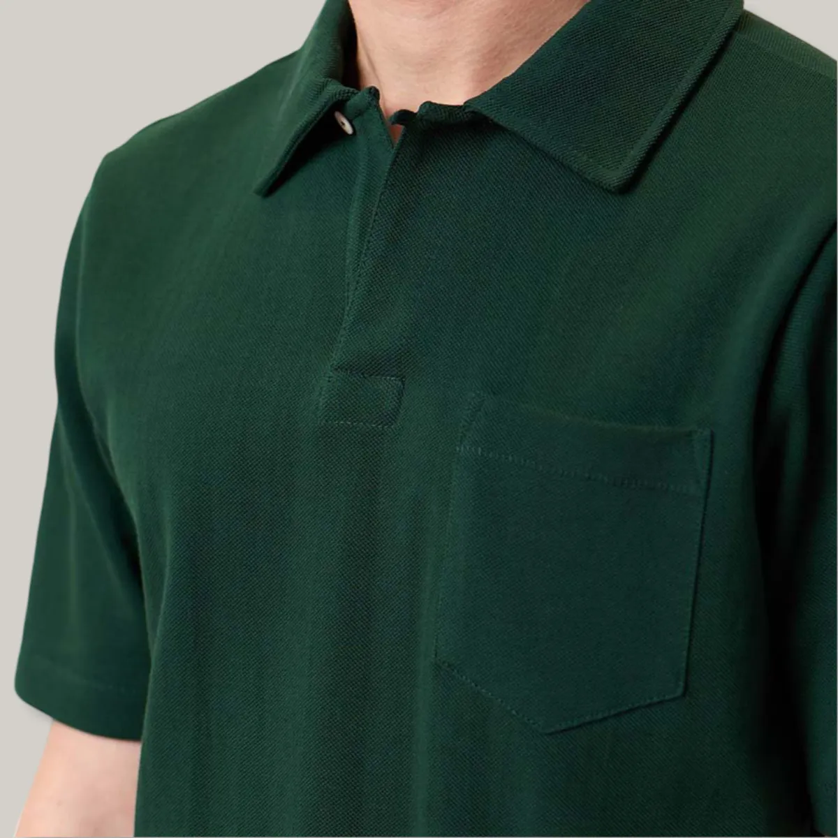 MERZ B. SCHWANEN 2PKPL POLO SHIRT WITH POCKET - CLASSIC GREEN