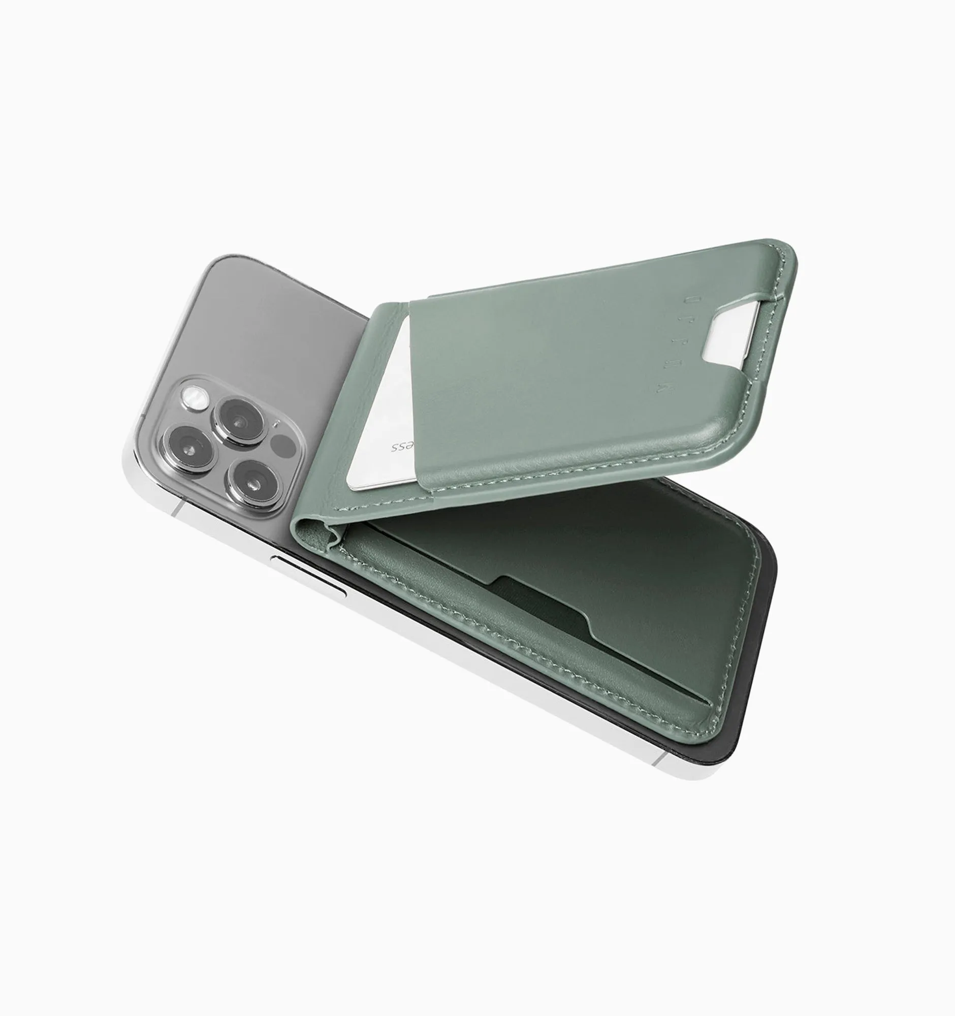 Mujjo Magsafe Leather Wallet Stand