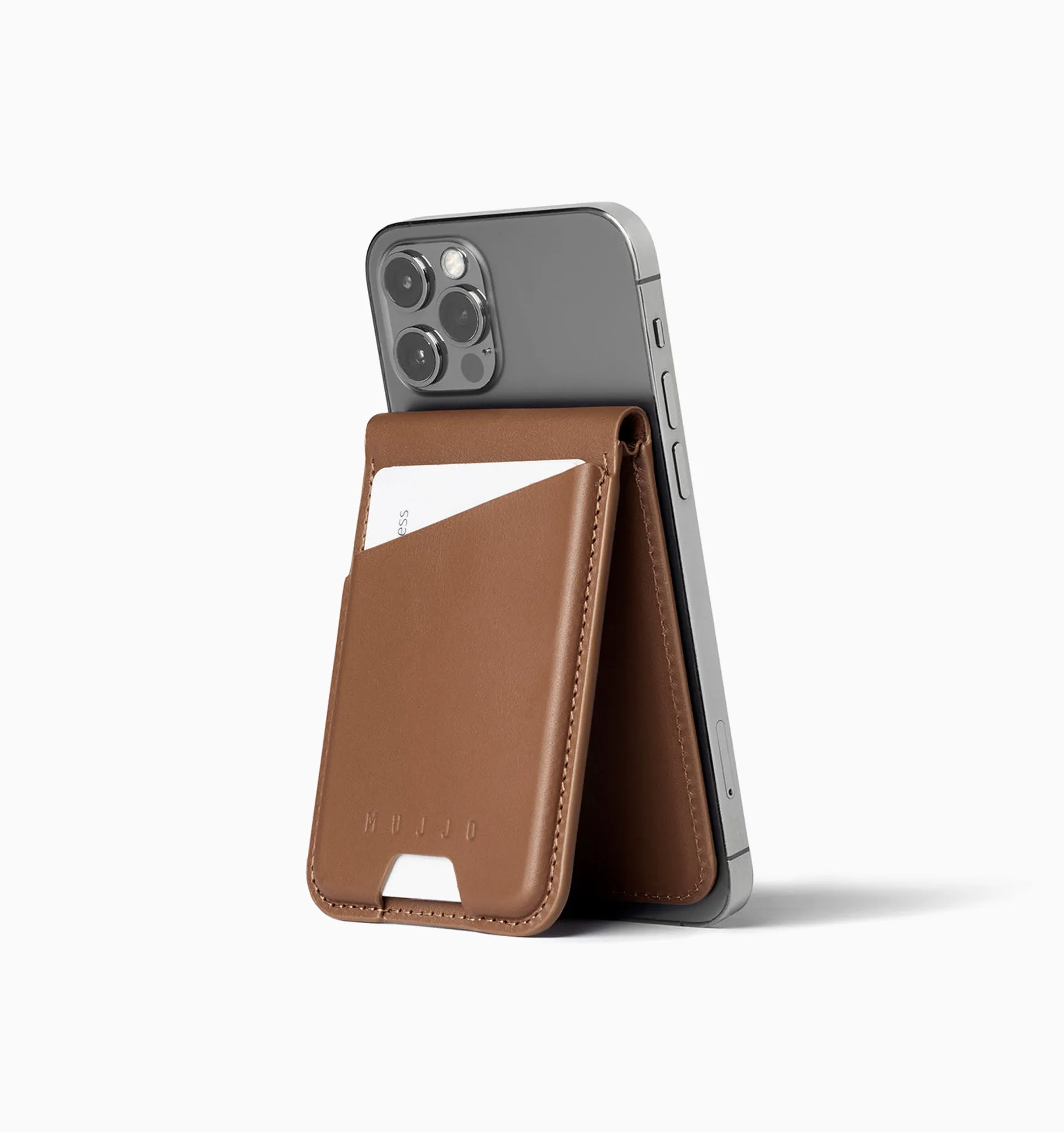 Mujjo Magsafe Leather Wallet Stand