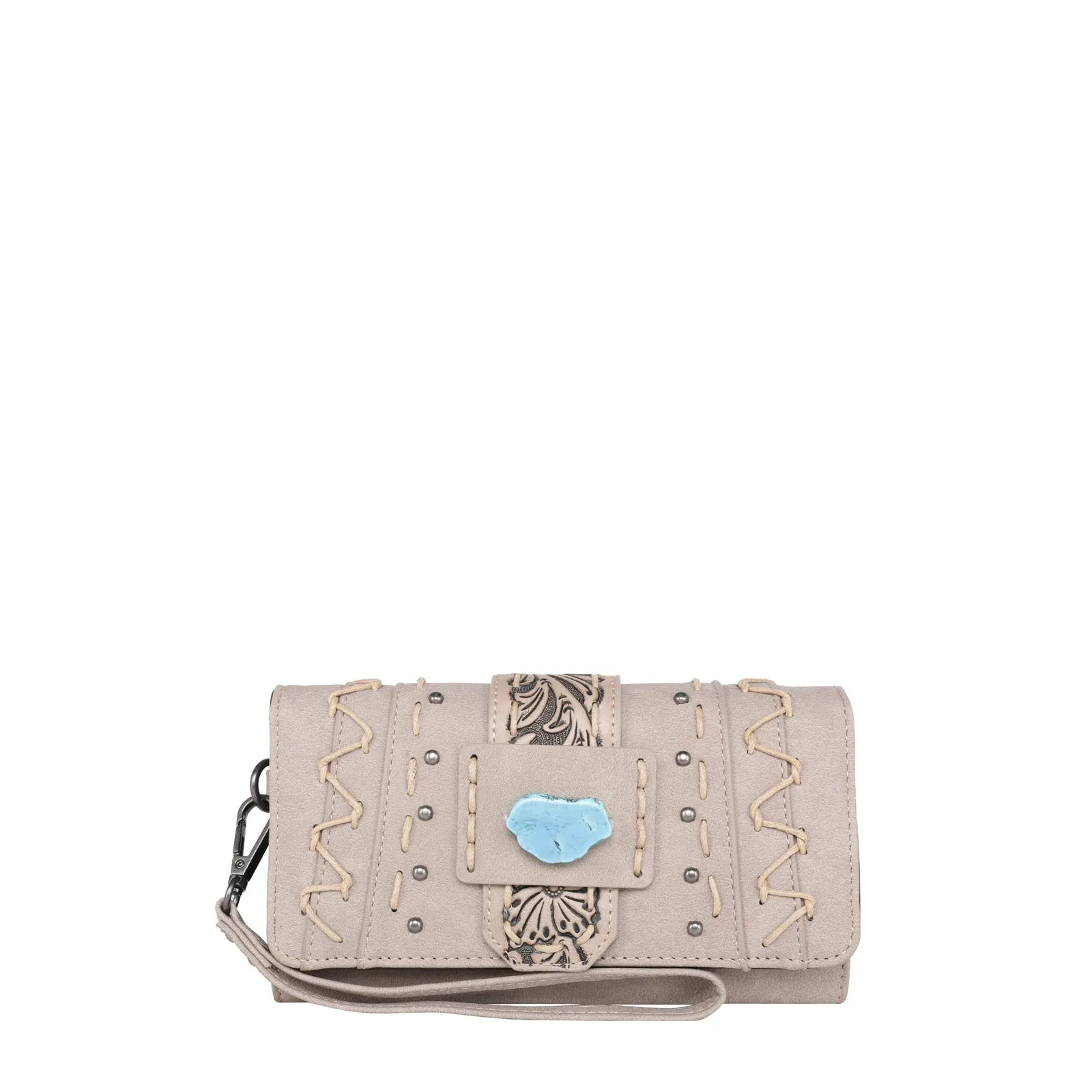 MW1221-W018 Montana West Tooled Collection Wallet