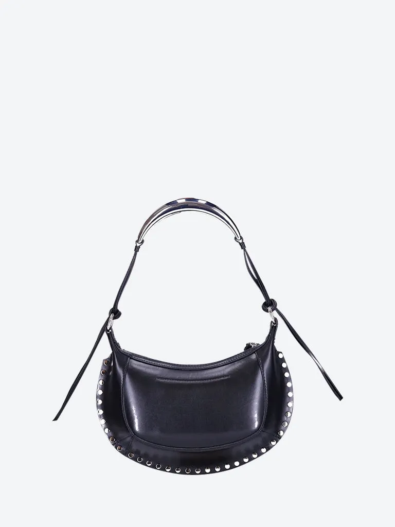 Oskan moon leather shoulder bag