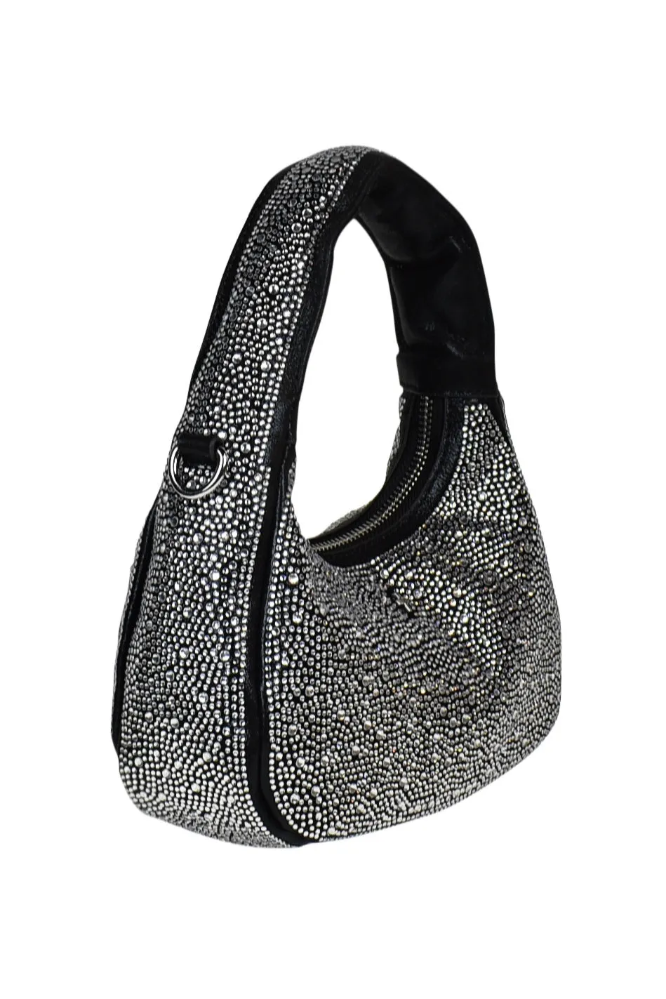 PETA   JAIN Mira Bag - Black Diamante