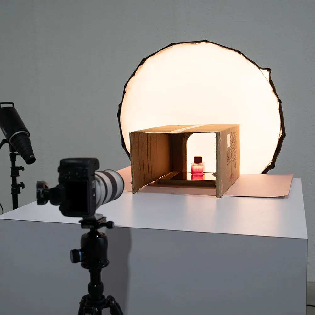 Pink Photography Styling Prop Square Acrylic Mirror 22cm x 22cm for Flat Lays (DEMO STOCK)
